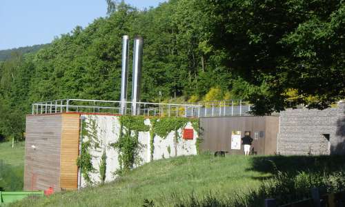 Chaufferie collective au bois