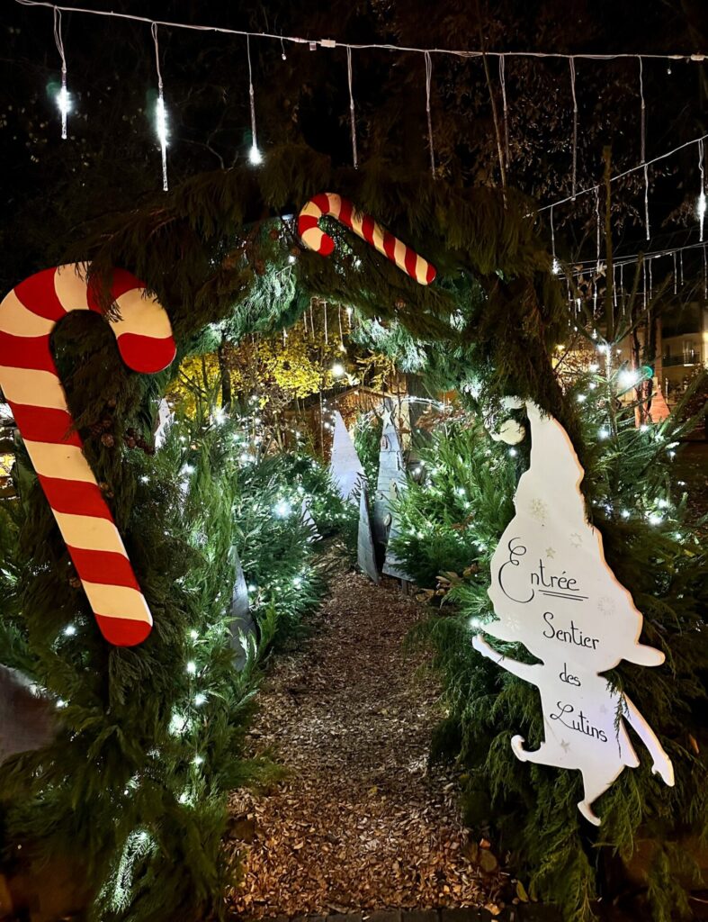 Sentier des lutins illuminé au marché de Noël de Niederbronn-les-Bains