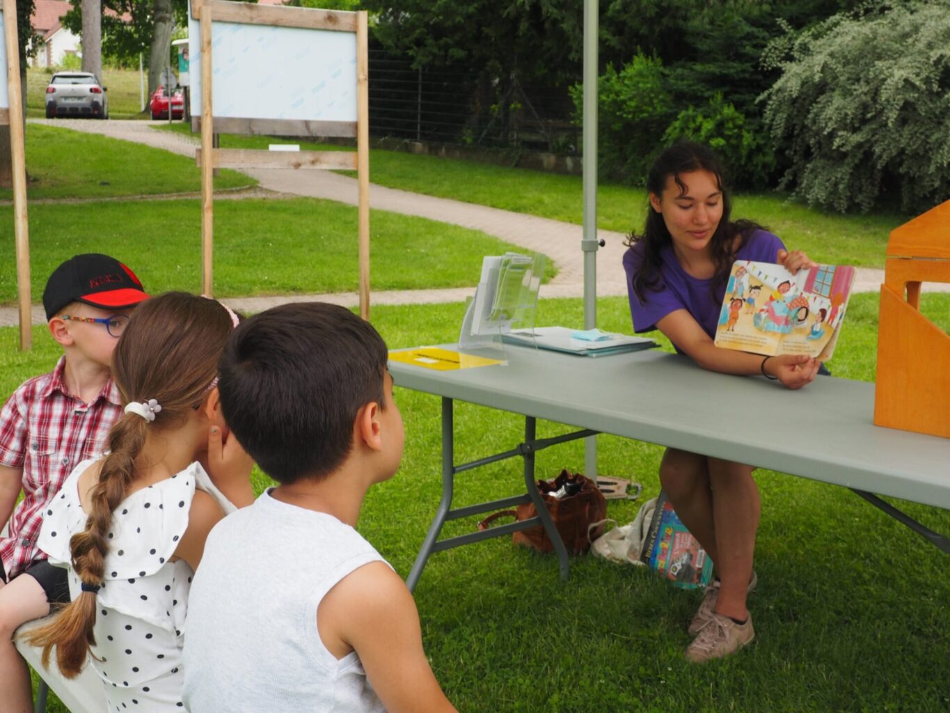 Lectures pour les enfants pendant Livres en fête