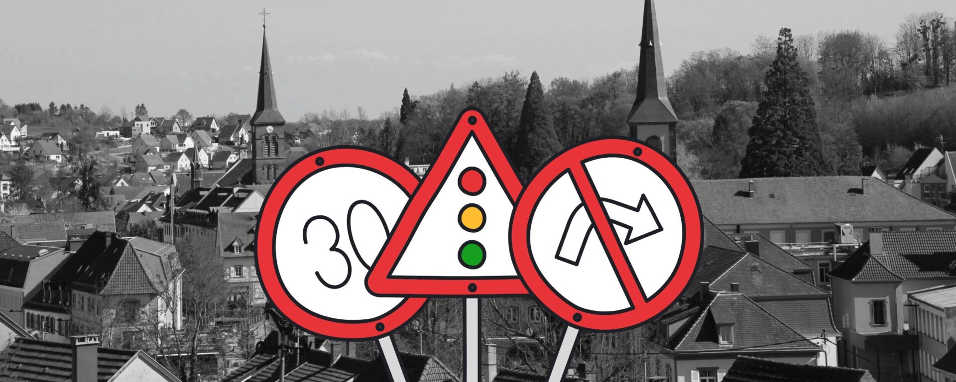 Photo du centre-ville de Niederbronn-les-Bains